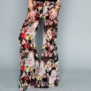 Show Me Your Mumu Flare Floral Mme Pants - tear!!